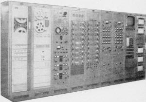 First two racks of Parsons ground system contain tape recording equipment - RF Cafe