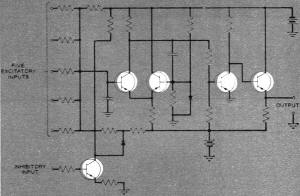 Electronic neuron in schematic - RF Cafe