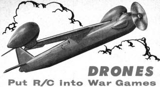 Drones - Put R/C into War Games, April 1956 Popular Electronics - RF Cafe