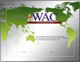 Woked All Continents (WAC) Certificate, ARRL - RF Cafe