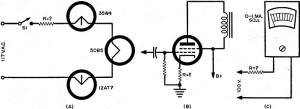 Circuits for assisting in determining the value of the unknown resistor - RF Cafe
