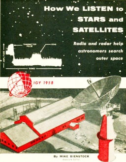 How We Listen to Stars and Satellites, February 1958 Popular Electronics - RF Cafe