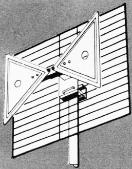 Bow-Tie UHF Reflector -  RF Cafe