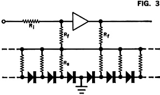 Analog diode shunt network squaring circuit - RF Cafe