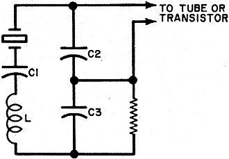 Typical crystal oscillator circuit - RF Cafe