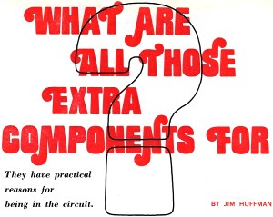 What Are All Those Extra Components For?, August 1973 Popular Electronics - RF Cafe
