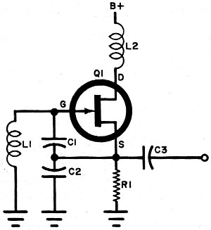 Typical textbook VFO circuit - RF Cafe