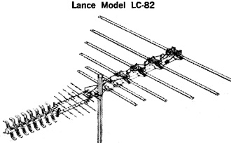 Lance Model LC-82 TV Antenna - RF Cafe
