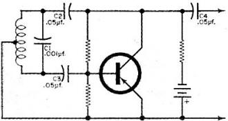 Capacitor and coil determine the frequency of this Hartley oscillator - RF Cafe