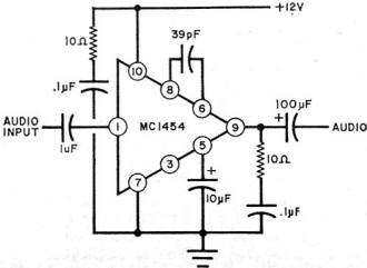 Integrated circuit devices that can be used in the audio amplifier stage - RF Cafe