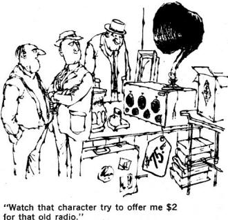 Electronics Comic: Offer me $2 for that old radio - RF Cafe
