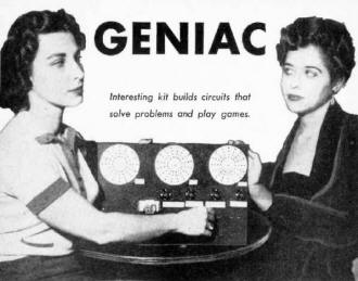 Geniac Problem Solving Computer, June 1955 Popular Electronics - RF Cafe