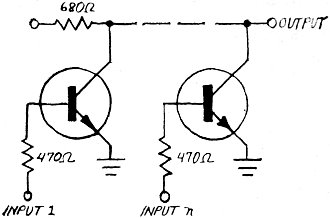 N-input discrete-component logic gate - RF Cafe
