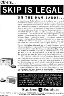 Squires Sanders CB's, October 1967 Popular Electronics - RF Cafe