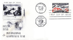 International Geophysical Year First Day Cover - RF Cafe