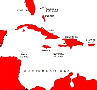 Caribbean have long been suspected as hiding places for clandestine broadcast stations - RF Cafe