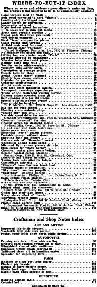 January 1944 Popular Mechanics Table of Contents (p2) - RF Cafe