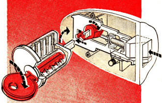 How a Cylinder Lock Works, June 1961 Popular Science - RF Cafe