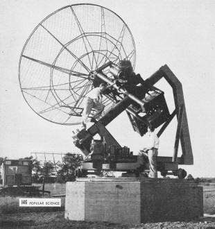 Radio Telescope Creates New Science, January 1949 Popular Science - RF Cafe