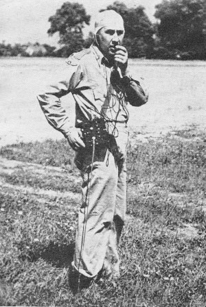 The para-talkie is given a test in the field by Lt. Ralph Berkhausen, CAP - RF Cafe
