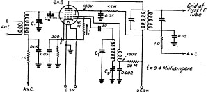 Converter circuit for use with the 6A8. 6A8G or 6A8GT - RF Cafe