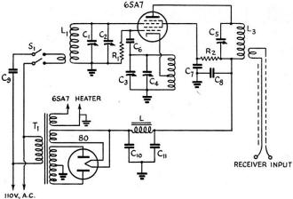 Wiring diagram of the low-frequency converter - RF Cafe