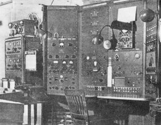 The antenna-switching panel is in the right-central rack - RF Cafe