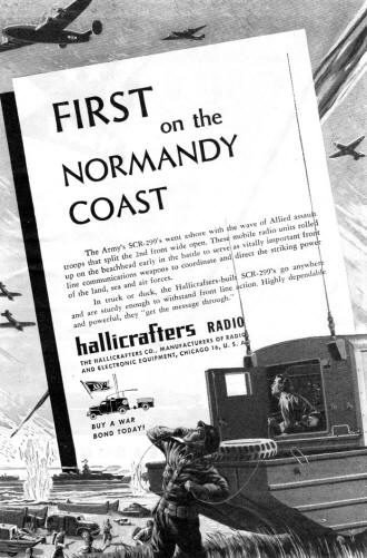 Hallicrafters Advertisement, July 1944 QST - RF Cafe