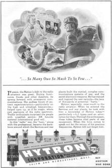 Hytron Corporataion Advertisement, June 1944 QST - RF Cafe