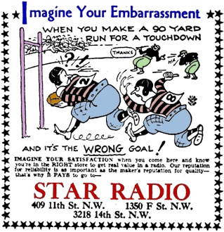 Cartoon Advertising for Radio Service Men (2), February 1933 Radio-Craft - RF Cafe