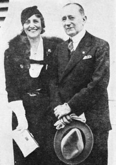 Senatore Marchese Guglielmo Marconi and his wife - RF Cafe