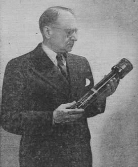 Dr. Vladimir K. Zworykin, shown holding the image orthicon - RF Cafe