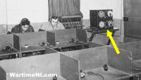 Radio Keyer TG-10-F at Code Training Room of USAAF Station No. 238, at Cluntoe Airfield - RF Cafe