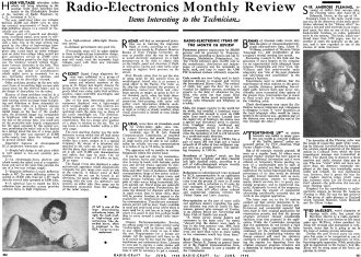 Radio-Electronics Monthly Review, June 1945 Radio-Craft - RF Cafe