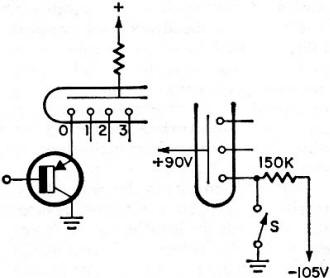 Transistor switching arrangement possible with low-voltage Nixie tubes - RF Cafe
