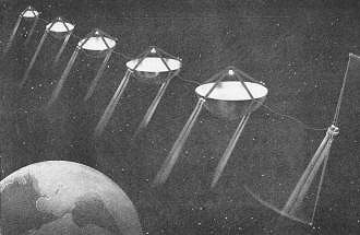 Electric Space Ships, January 1951 Radio-Electronics - RF Cafe