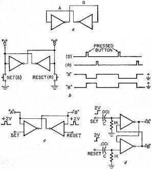 Various configurations of bistable multivibrators - RF Cafe