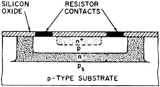 A diffused p-type resistor IC - RF Cafe