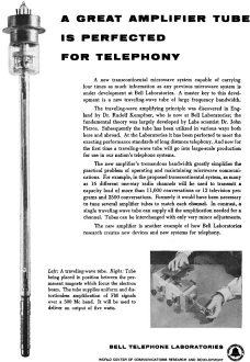 Bell Telephone Laboratories - Travelling Wave Tube, November 1957 Radio-Electronics - RF Cafe