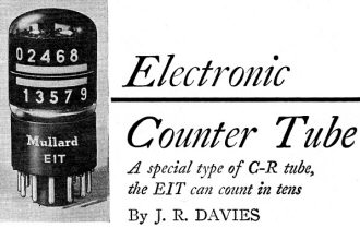 Electronic Counter Tube Mullard E1T, March 1956 Radio-Electronics - RF Cafe