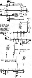 Three printed TV circuits - RF Cafe