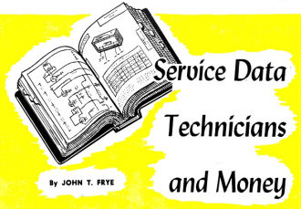 Service Data Technicians and Money, November 1949 Radio-Electronics - RF Cafe