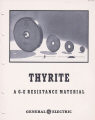 General Electric Thyrite A Resistance Materials Catalog - RF Cafe