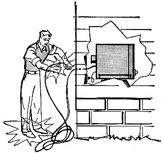 Never touch an "outside antenna" lead of a radio or TV - RF Cafe