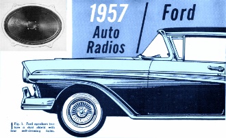1957 Auto Radios: Ford, July 1957 Radio & TV News - RF Cafe