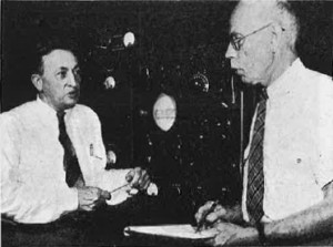 Dr. A. Hoyt Taylor and his long-time associate, Leo C. Young - RF Cafe