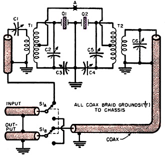 Crystal filter circuit diagram - RF Cafe