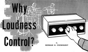 Why Loudness Control, April 1957 Radio & TV News - RF Cafe