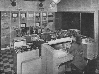 Control room at WBKB, Chicago - RF Cafe
