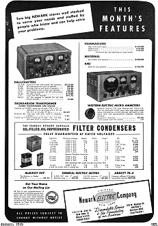 Newark Electric Company Ad, January 1946 Radio News - RF Cafe